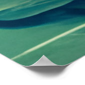 Poster Belle Fleur de Lotus Serene et une Pleine lune (Coin)