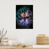 Poster Belle Fleur Lotus (Cuisine)