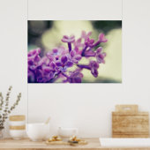Poster Belle Fleurs Lilac Violet Élégante (Cuisine)