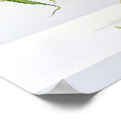 Poster Belle floraison Calla Lily Fleurs (Coin)