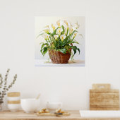 Poster Belle floraison Calla Lily Fleurs (Cuisine)