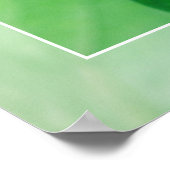 Poster Belle floraison rose Lotus Bud Fleur verte feuille (Coin)