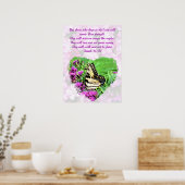 POSTER BELLE FLORALE ET BOUTTERFLY ISAIAH 40:31 VERSE (Cuisine)