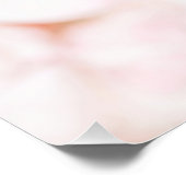 Poster Belle florale Fleur Rose Clair (Coin)