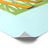 Poster Belle forêt Animaux Caricature Whimsical (Coin)