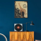 Poster Belle Giraffe Art animal moderne