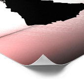 Poster Belle Gitane Joue du Violon (Coin)