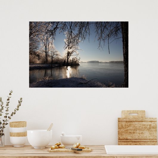 Poster Belle glace matinale (Cuisine)