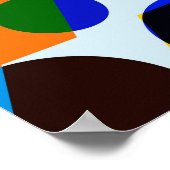 Poster belle graffiti grunge texture abstraite backgro (Coin)