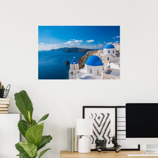 Poster Belle Grèce (Bureau à domicile)