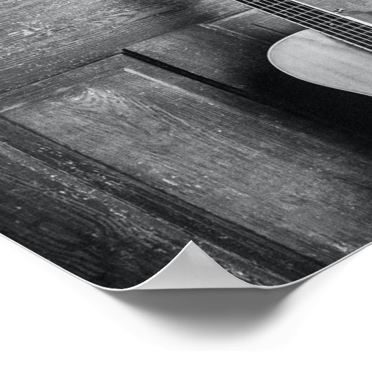 Poster Belle guitare (Coin)