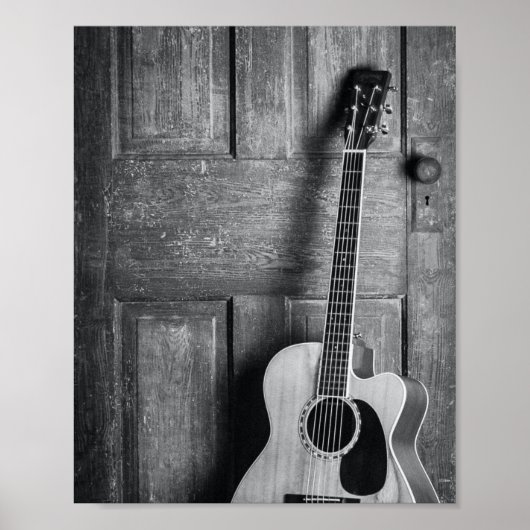 Poster Belle guitare (Devant)
