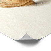 Poster Belle illustration botanique Vintage (Coin)