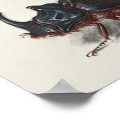 Poster Belle illustration botanique Vintage (Coin)