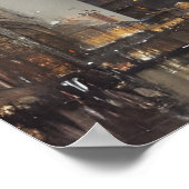 Poster Belle illustration de Berlin Alexanderplatz (Coin)