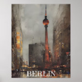 Poster Belle illustration de Berlin Alexanderplatz (Devant)
