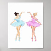 Poster Belle illustration de danse (Devant)