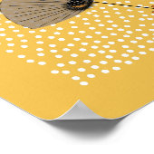 Poster Belle illustration de fleurs rétro (Coin)