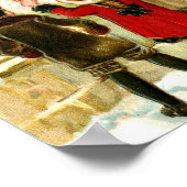 Poster Belle illustration de Noël Vintage (Coin)