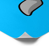 Poster Belle Illustration D'Un Monstre Loch Ness. (Coin)