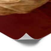 Poster Belle image religieuse Sacré Coeur de Jésus (Coin)