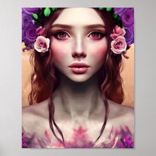 Poster Belle Imaginaire Enchantress Art AI