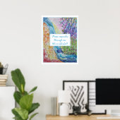 Poster Belle Inspiration Zen Chakra Energy Flow Yoga (Bureau à domicile)