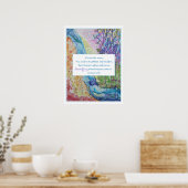 Poster Belle Inspiration Zen Chakra Energy Flow Yoga (Cuisine)