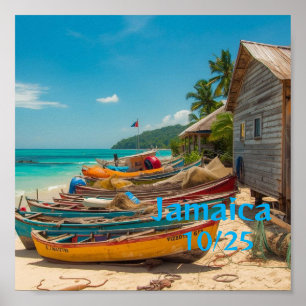Poster Belle Jamaïque 10/25