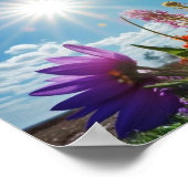 Poster Belle journée ensoleillée du printemps (Coin)