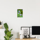 Poster Belle Ladybug sur Forget-me-not (Bureau à domicile)