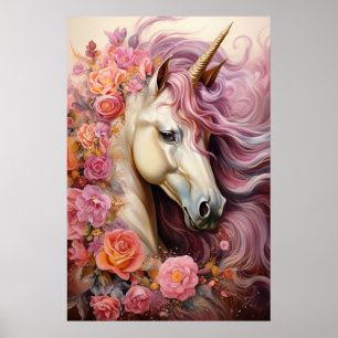 Poster Belle licorne