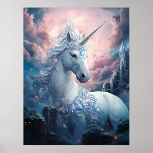 Poster Belle licorne (Devant)