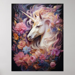 Poster Belle licorne