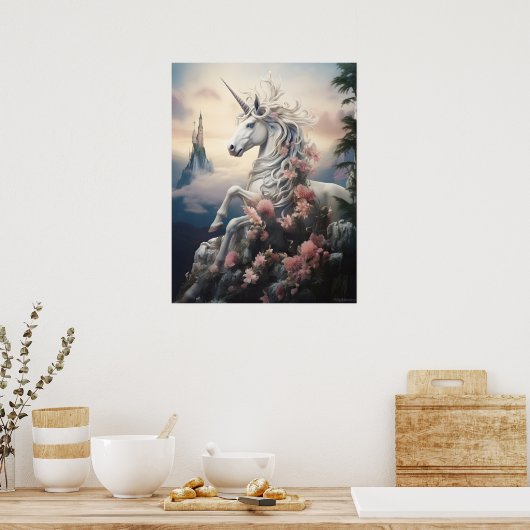 Poster Belle licorne (Cuisine)