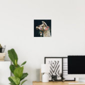 Poster Belle Llama (Bureau à domicile)