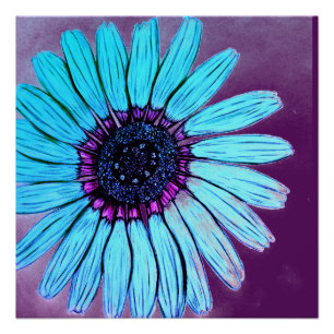 Poster Belle main Fleur Sketched