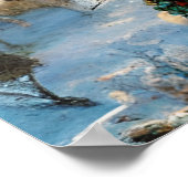 Poster Belle maison de village à l'affiche de Noël (Coin)