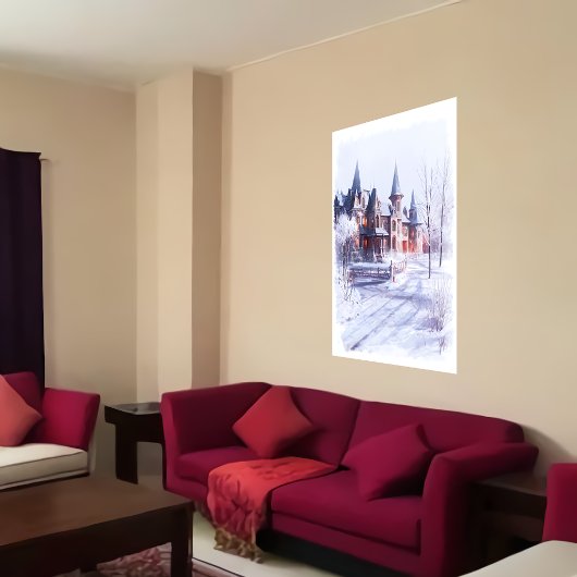 Poster Belle maison unique | Art AI