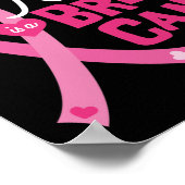 Poster Belle maman Mère Cancer du sein Survivant (Coin)