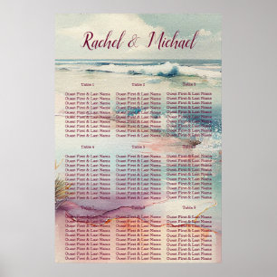 Poster Belle Mariage Plage