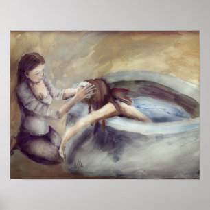 Poster Belle maternité - appui féminin (11by14)