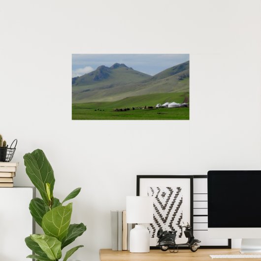 Poster Belle Mongolie (Bureau à domicile)