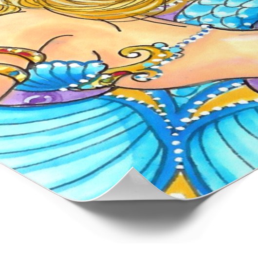 Poster Belle nage (Coin)