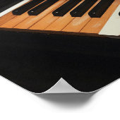 Poster Belle oeuvre de piano (Coin)