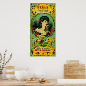 Poster Belle of Virginia Tobacco LabelPetersburg, VA (Cuisine)