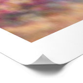 Poster Belle Ours dans les fleurs de printemps Imprimer (Coin)