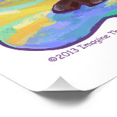 Poster Belle Parade Animale Camel Art (Coin)