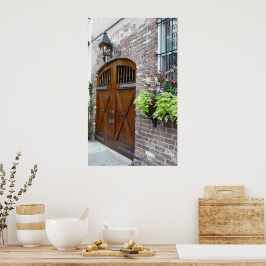 Poster Belle passerelle à Charleston (Cuisine)