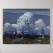 Poster Belle peinture canadienne Tom Thomson Moonlight (Devant)